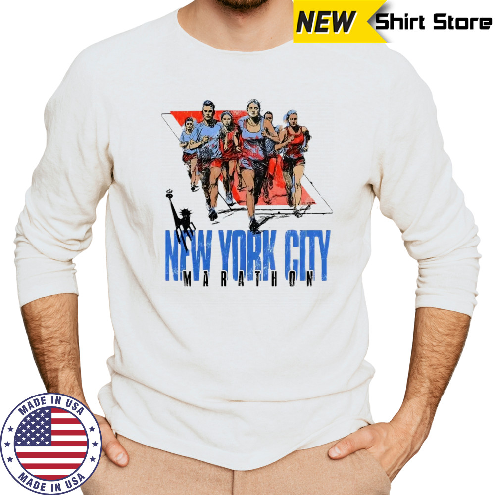 New York City Marathon retro shirt Long Sleeved