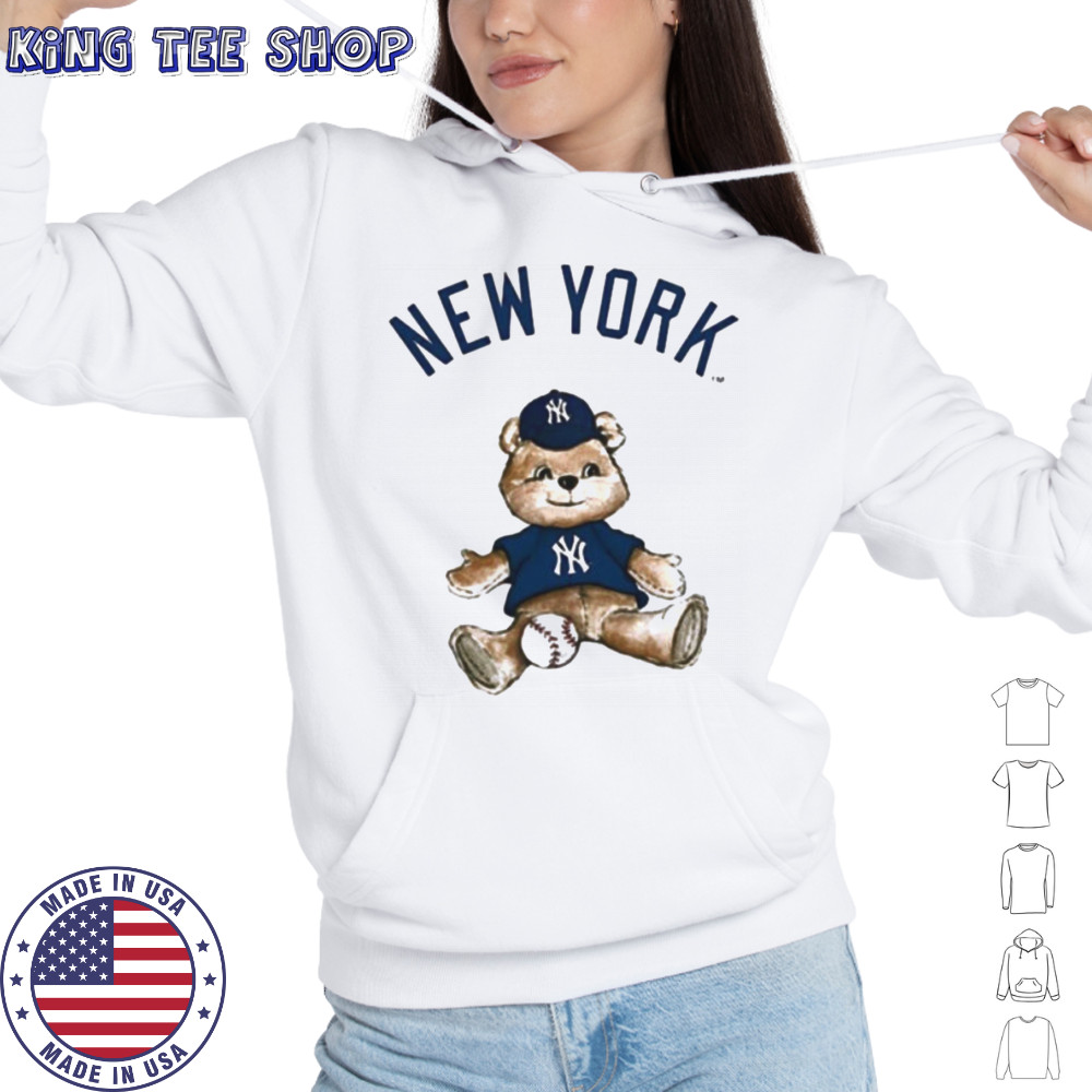 New York Yankees Baseball X Tiny Turnip Teddy Bear T shirt Hoodie