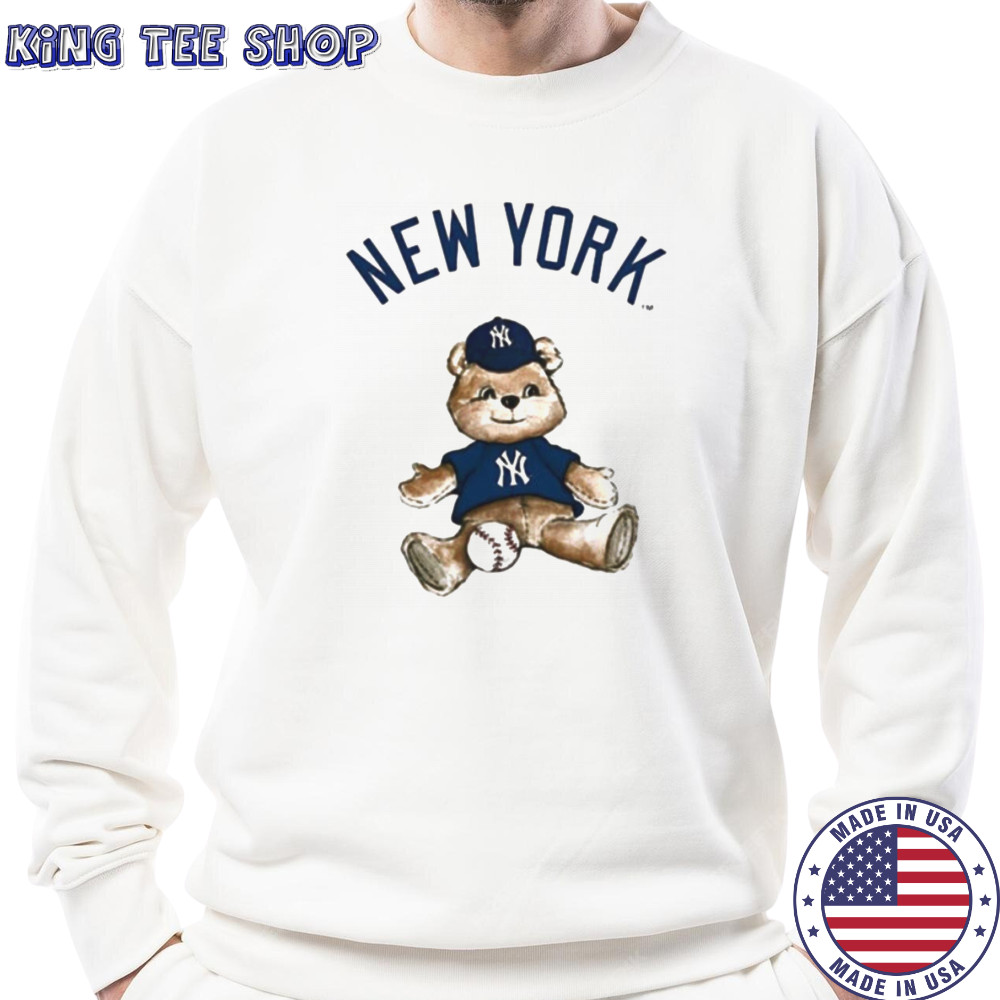 New York Yankees Baseball X Tiny Turnip Teddy Bear T shirt Sweatshirt