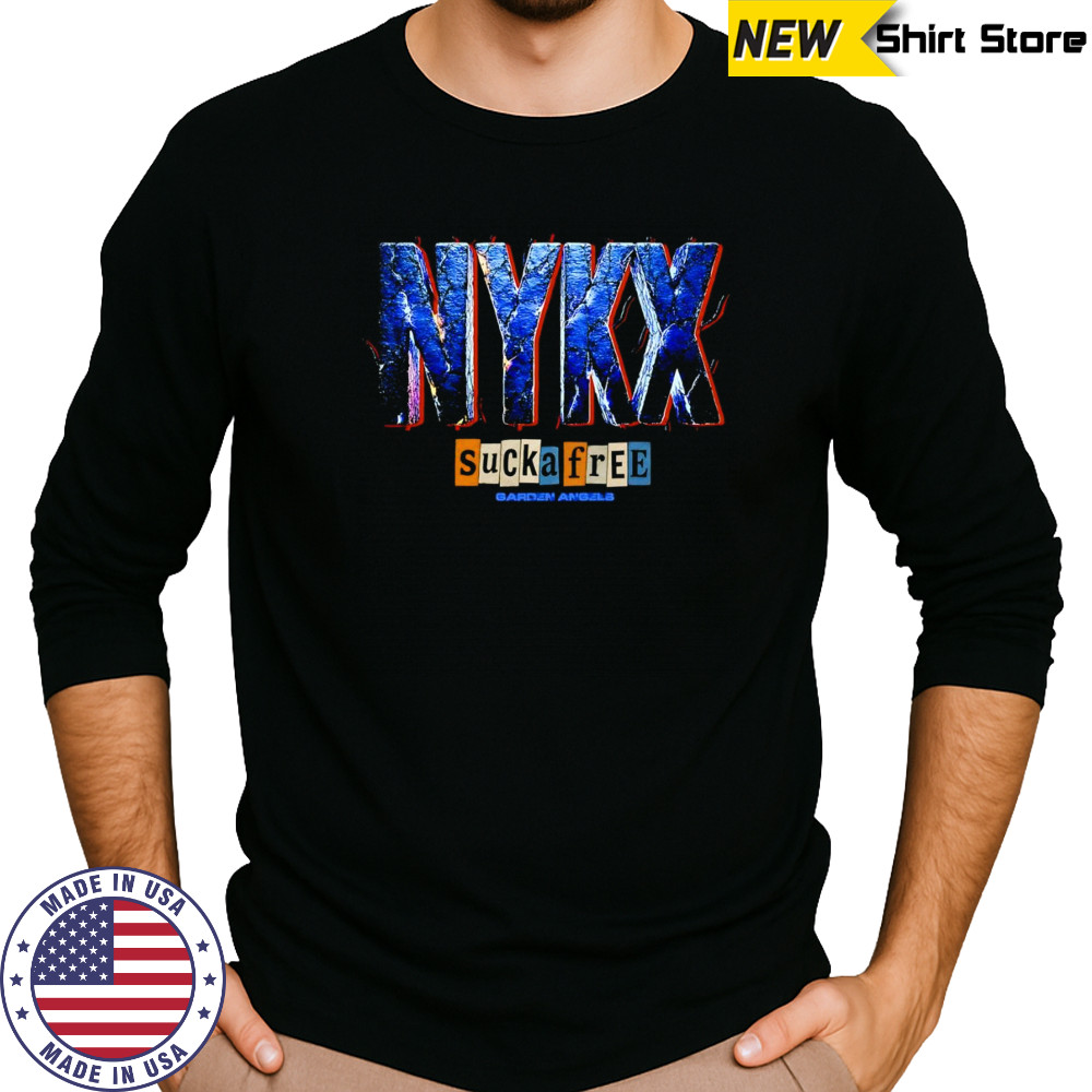 NYKX suck a free garden angels shirt Long Sleeved