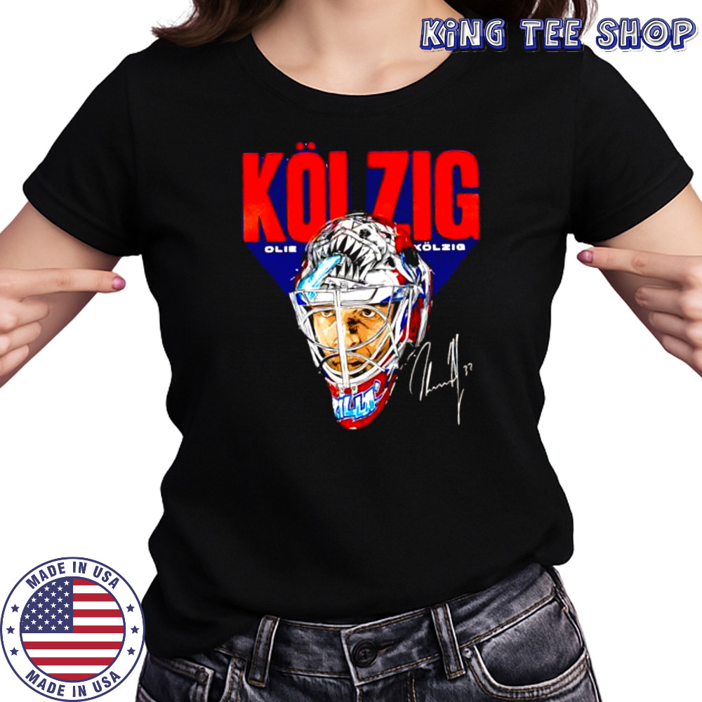Olie kolzig Washington hockey mask shirt Women's T-shirt