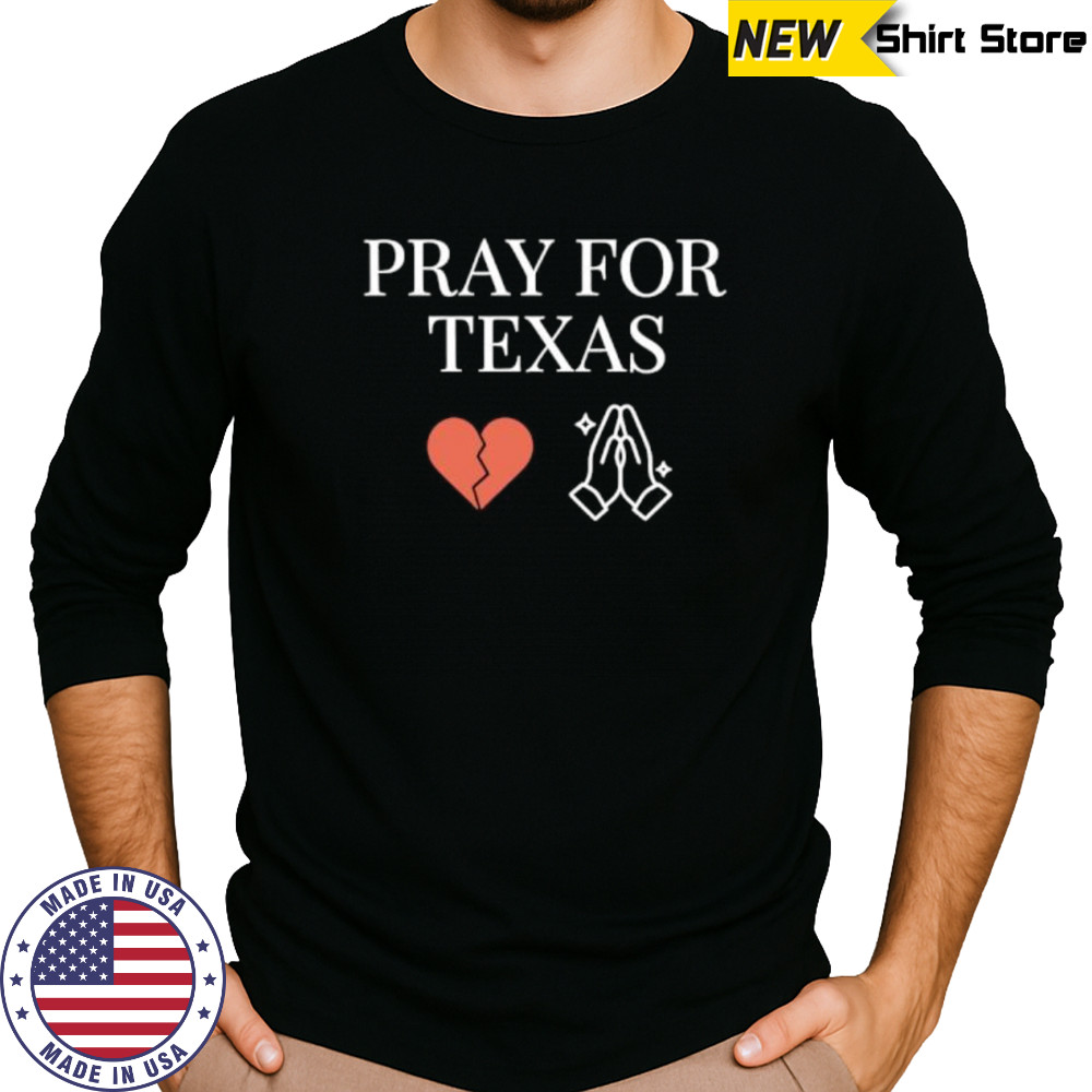 Pray for Texas flood victims shirt Long Sleeved