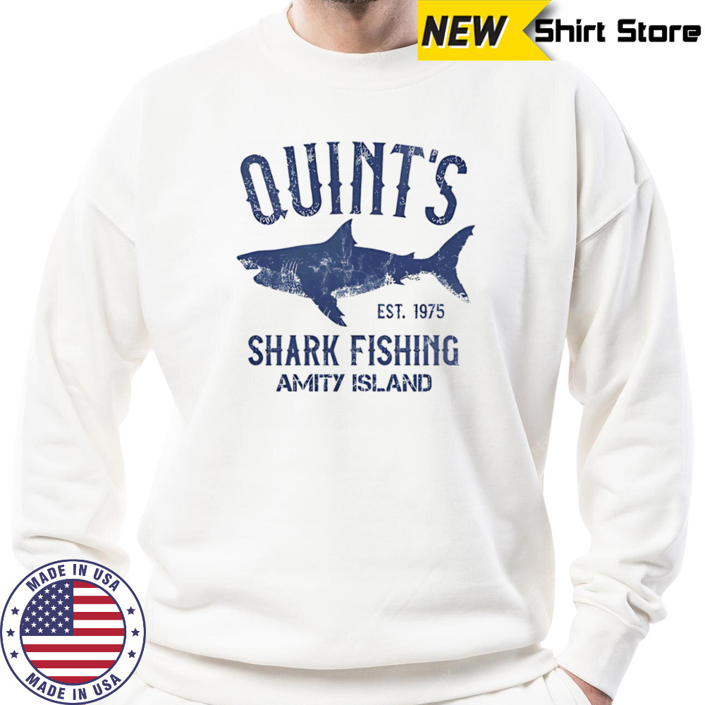Quint’s shark fishing amity island shirt Sweatshirt