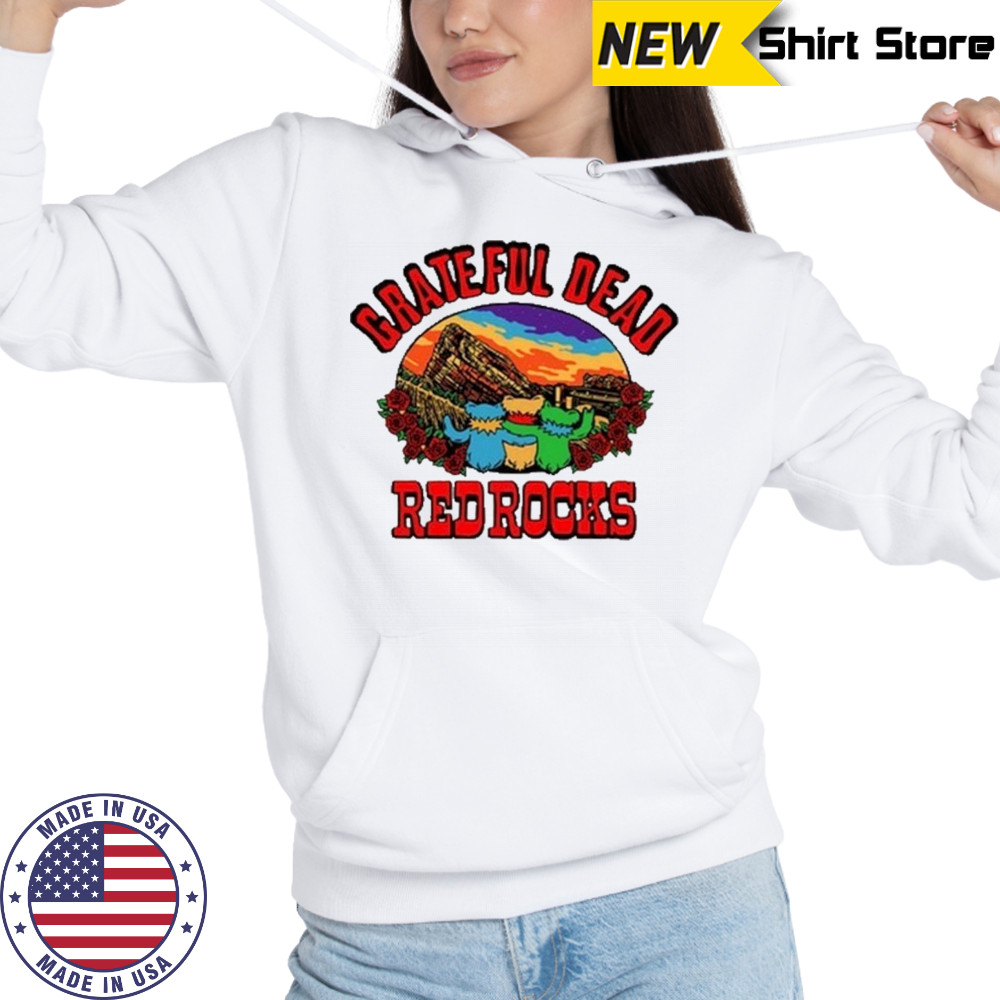 Red Rocks Grateful Dead Bears T-Shirt Hoodie