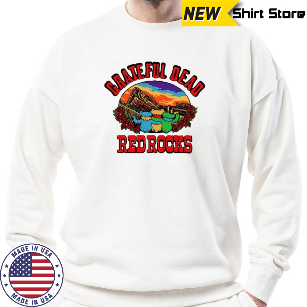 Red Rocks Grateful Dead Bears T-Shirt Sweatshirt
