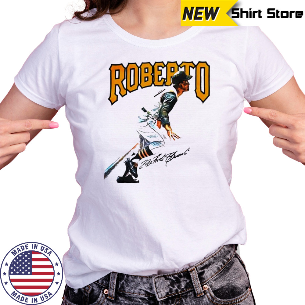 Roberto Clemente Pittsburgh Pirates signature vintage shirt Women's T-shirt