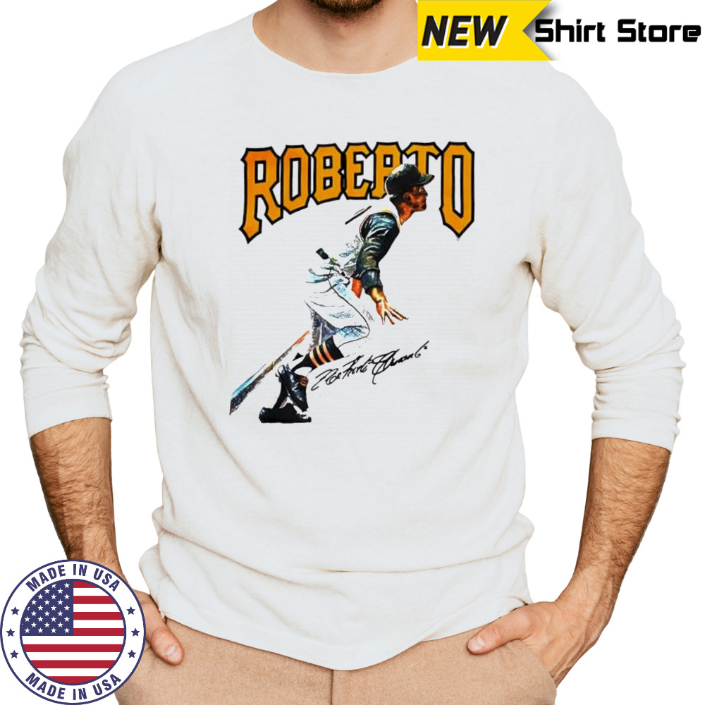 Roberto Clemente Pittsburgh Pirates signature vintage shirt Long Sleeved