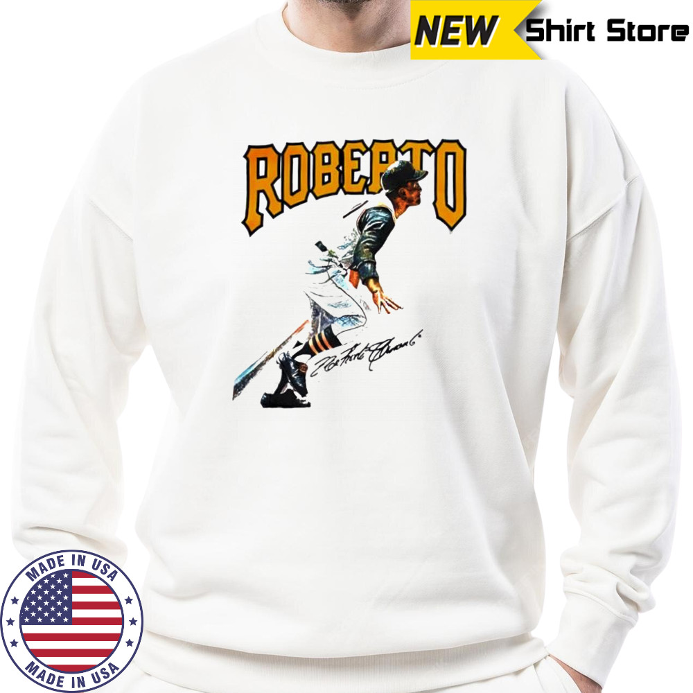 Roberto Clemente Pittsburgh Pirates signature vintage shirt Sweatshirt