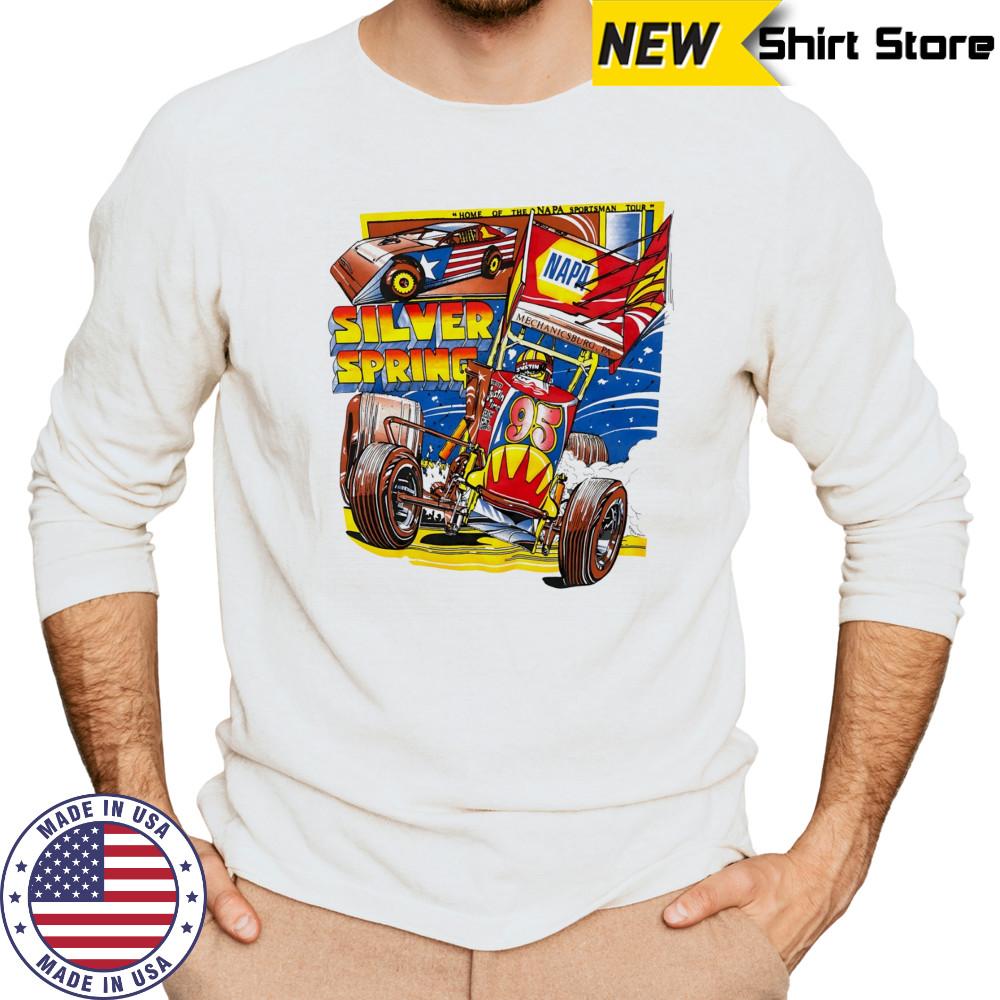Silver Spring Speedway Sprint Car 90s Racing Car shirt Long Sleeved
