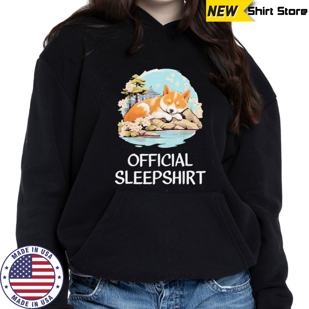 Sleepshirt Shiba Inu Pajama T-Shirt Hoodie