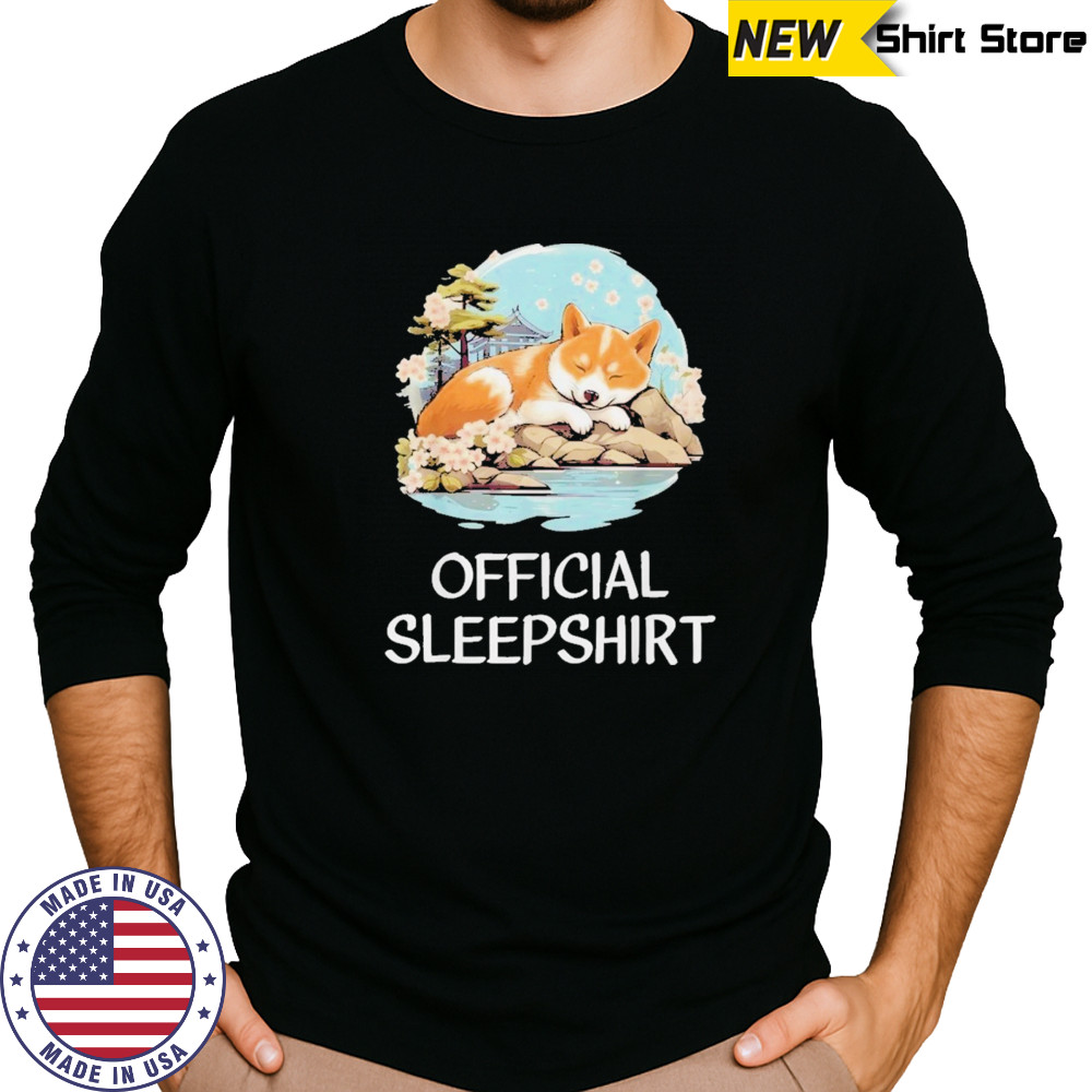 Sleepshirt Shiba Inu Pajama T-Shirt Long Sleeved