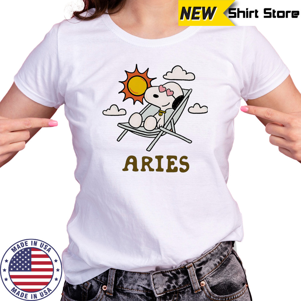 Snoopy Aries Zodiac shirt Women's T-shirt