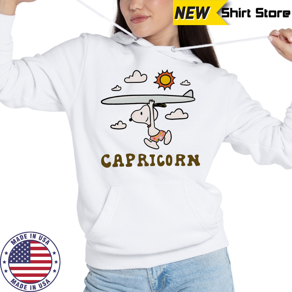 Snoopy Capricorn Zodiac shirt Hoodie