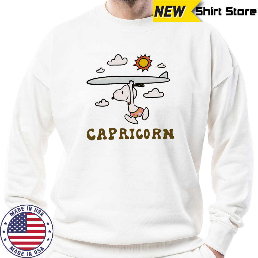 Snoopy Capricorn Zodiac shirt Sweatshirt