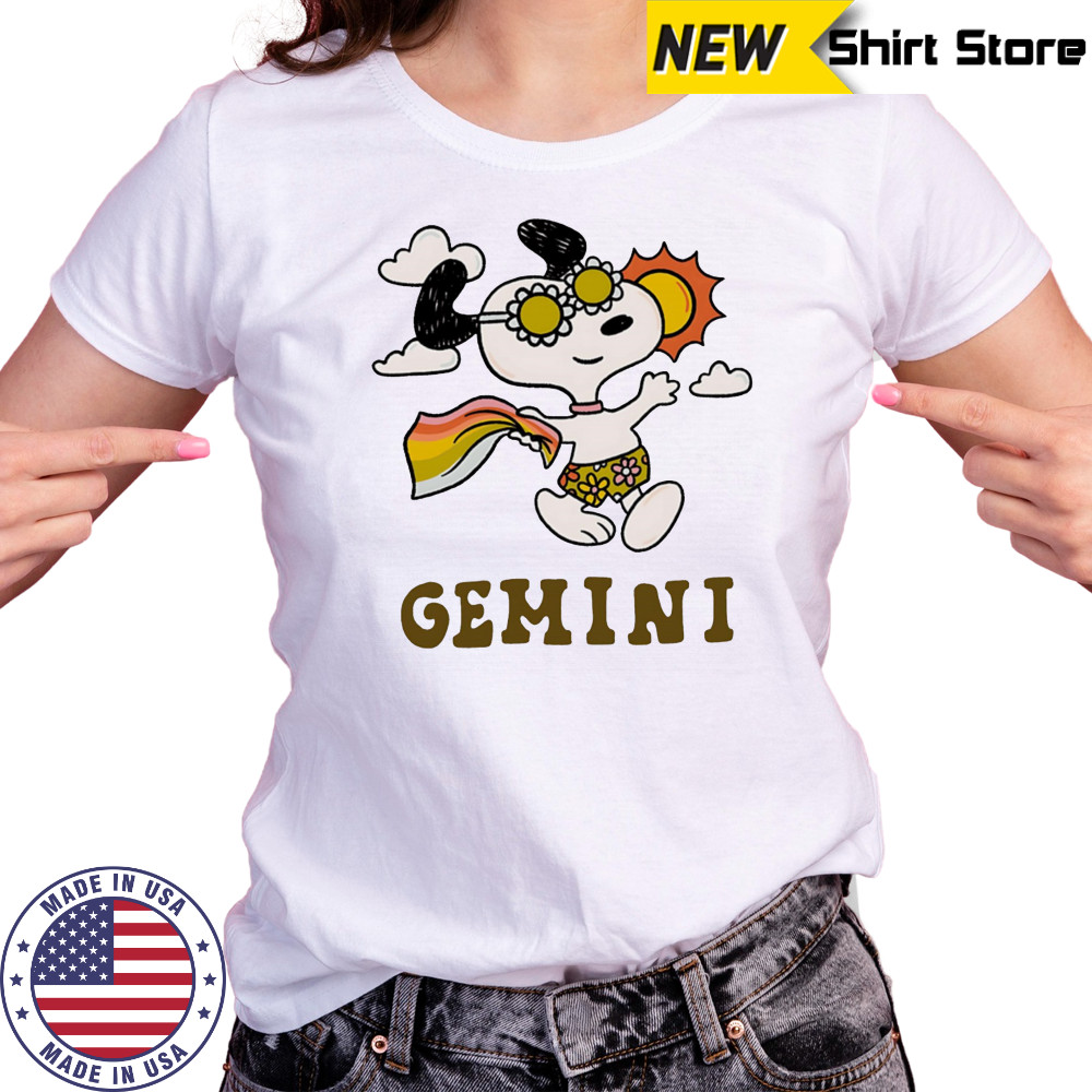 Snoopy Gemini Zodiac shirt Women's T-shirt