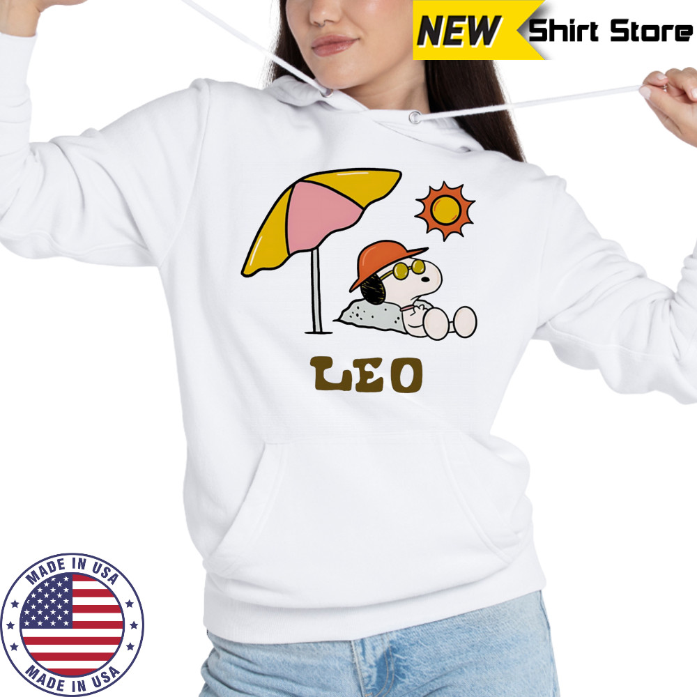 Snoopy Leo Zodiac shirt Hoodie