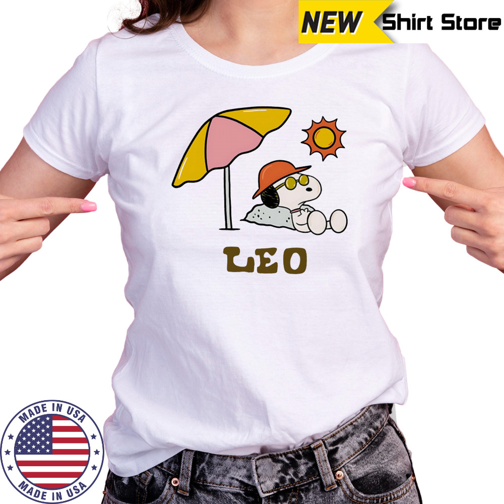 Snoopy Leo Zodiac shirt Women's T-shirt