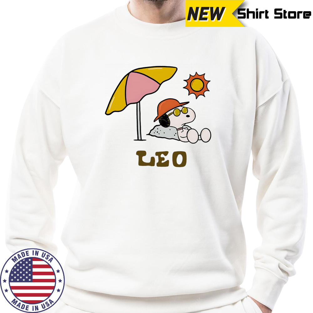 Snoopy Leo Zodiac shirt Sweatshirt