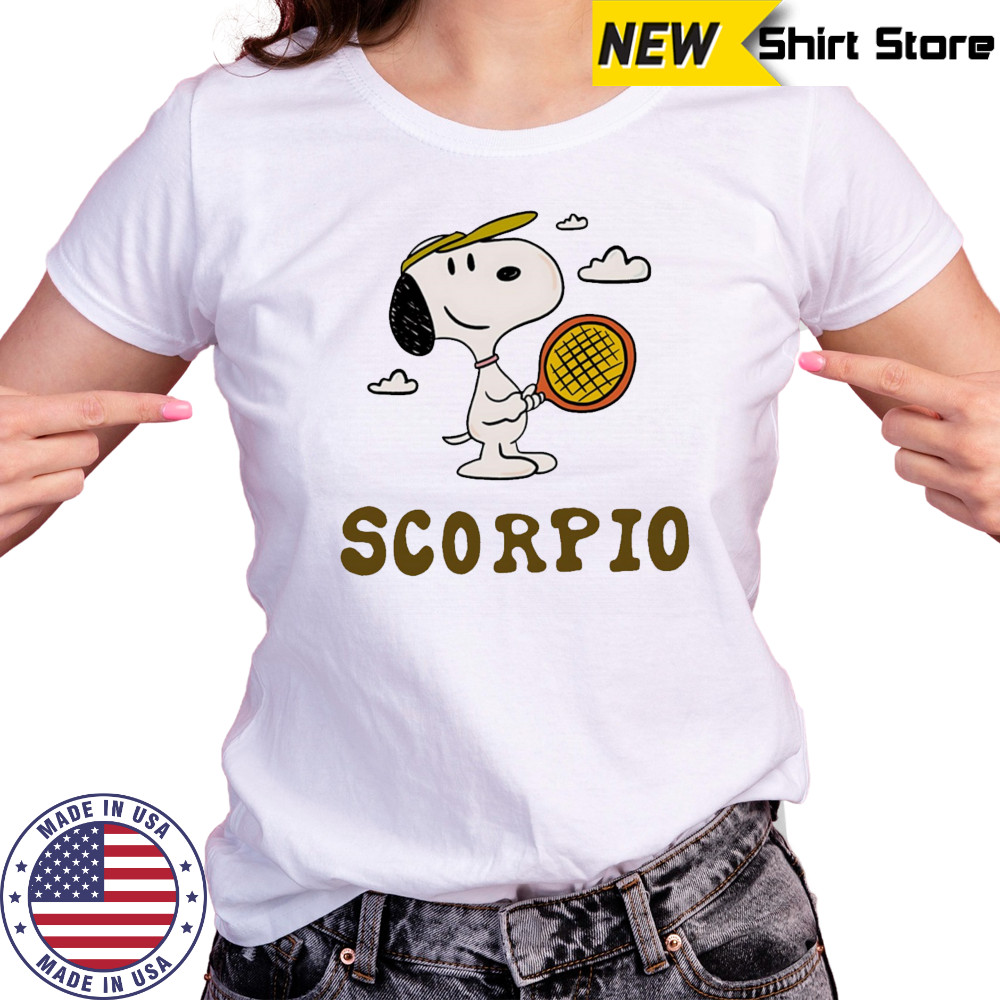 Snoopy Scorpio Zodiac shirt Women's T-shirt