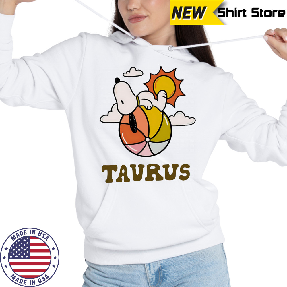 Snoopy Taurus Zodiac shirt Hoodie