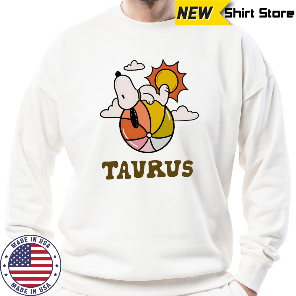 Snoopy Taurus Zodiac shirt Sweatshirt