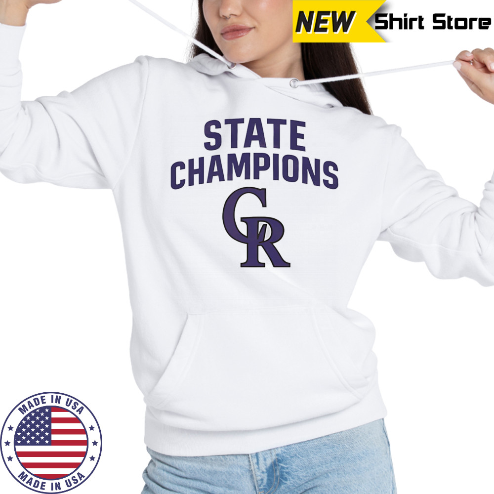 State Champions Colorado Rockies shirt Hoodie