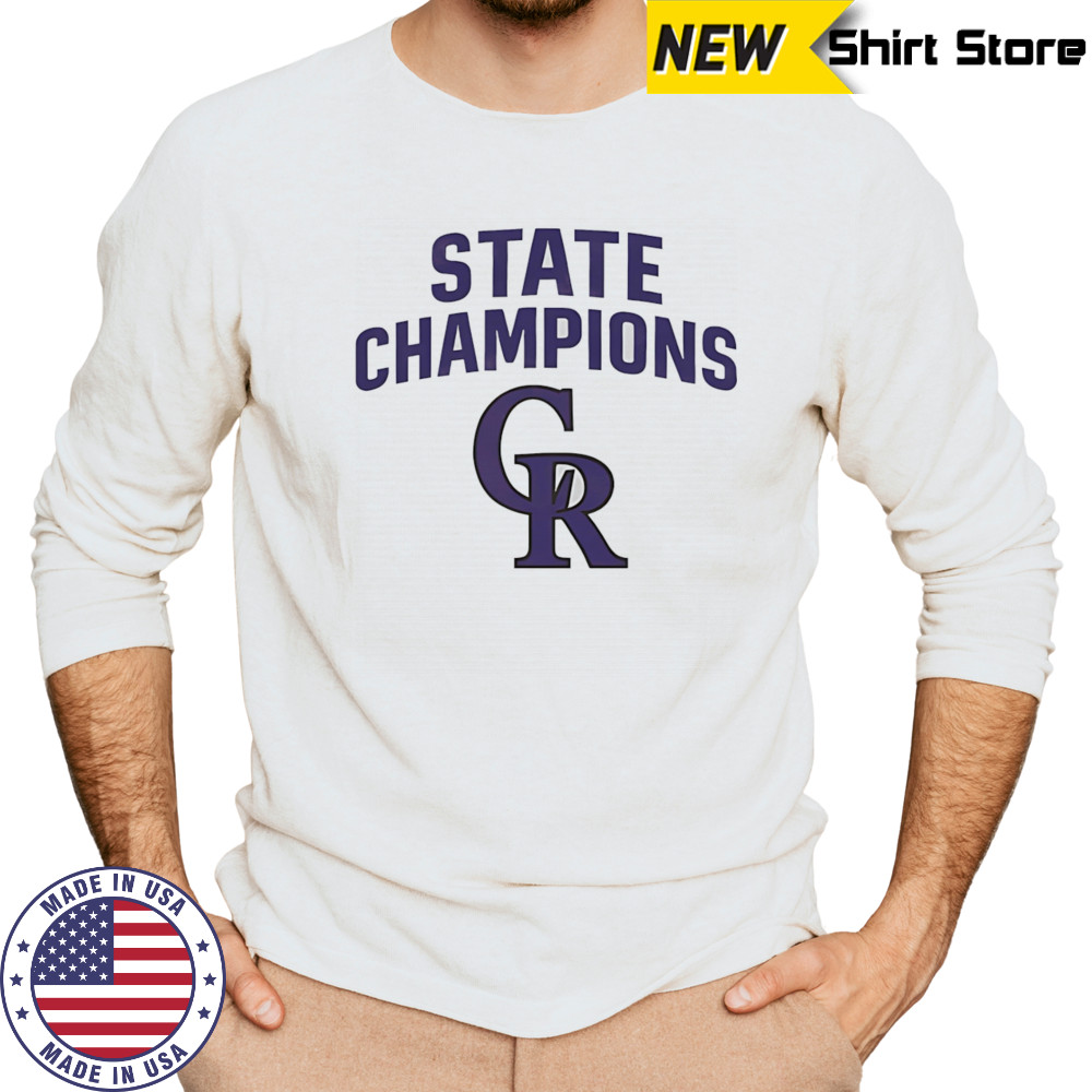 State Champions Colorado Rockies shirt Long Sleeved