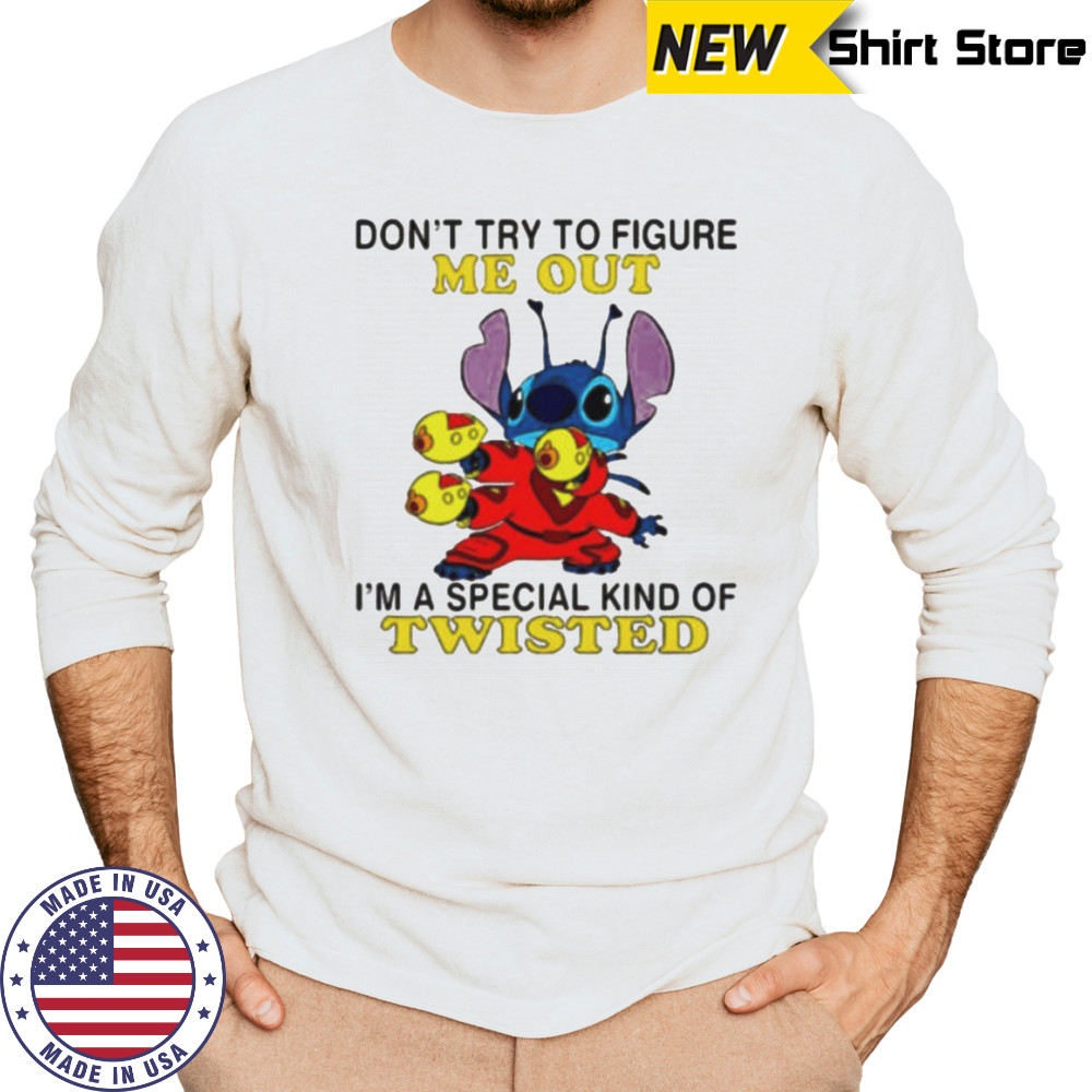 Stitch don’t try to figure me out i’m a special kind of twisted shirt Long Sleeved