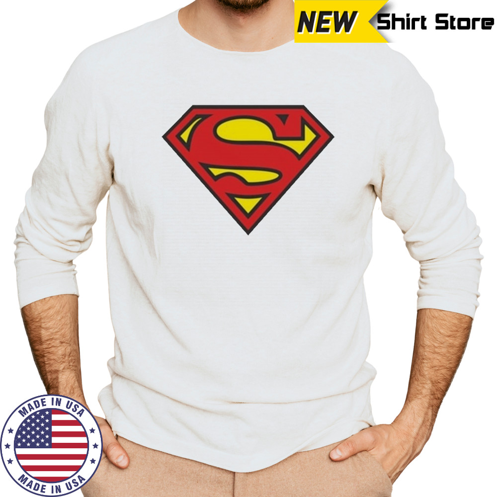 Superman Logo 2025 T-Shirt Long Sleeved