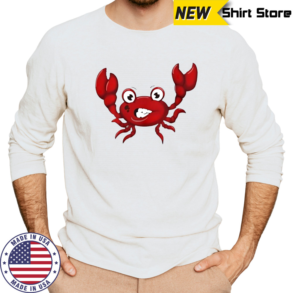 Superstore Jerry Crabby red shirt Long Sleeved