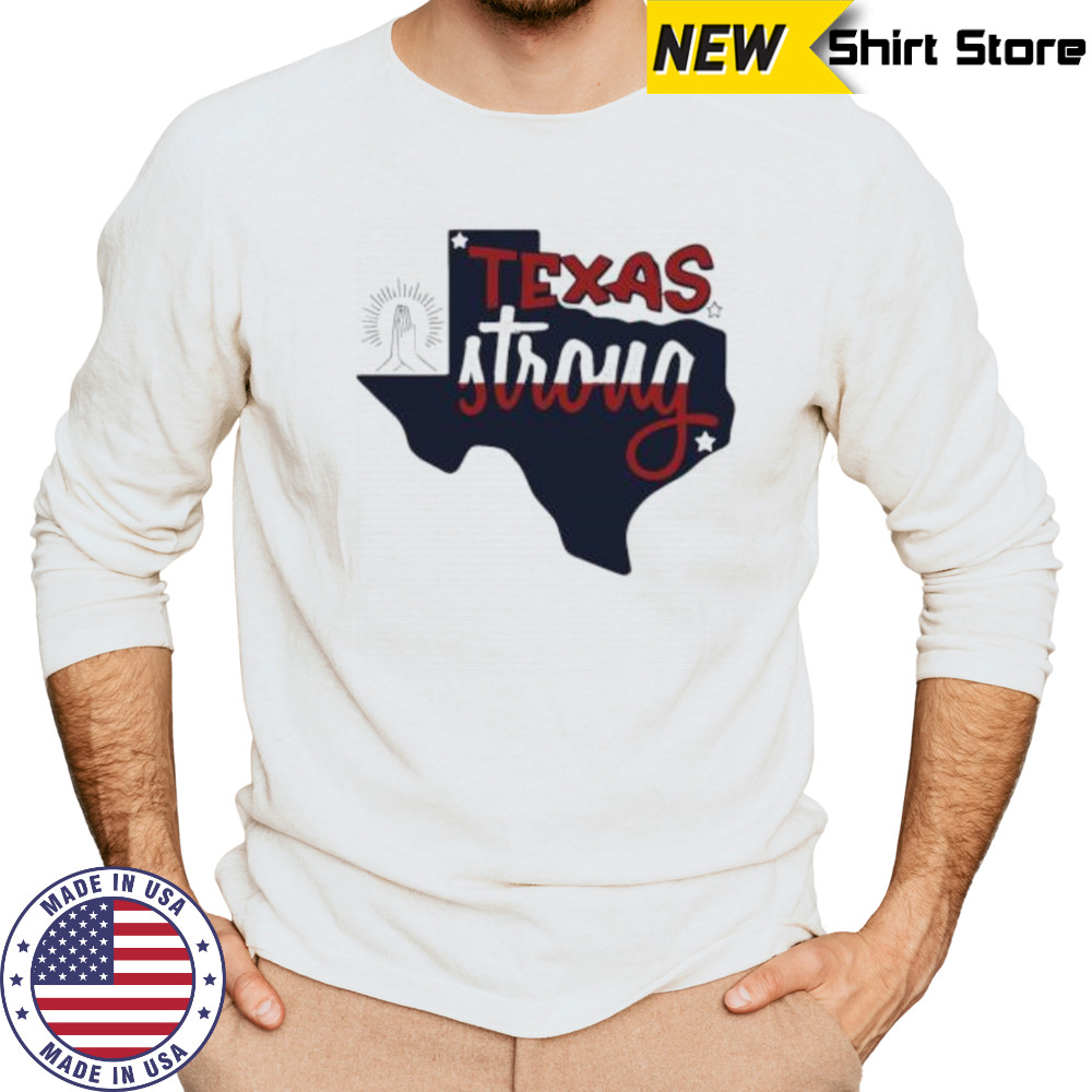 Texas Strong Map shirt Long Sleeved