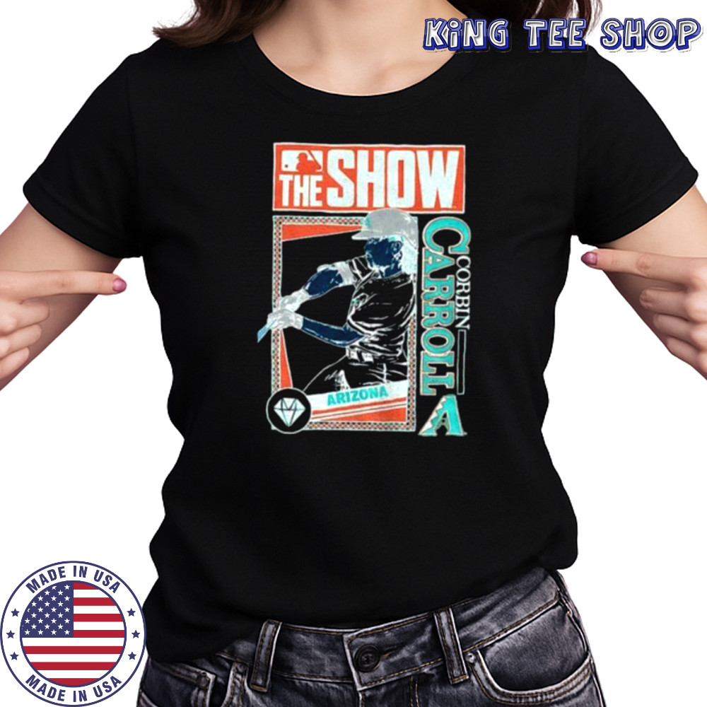 The Show Corbin Carroll Arizona Diamondbacks MLB Baseball cartoon shirt Women's T-shirt