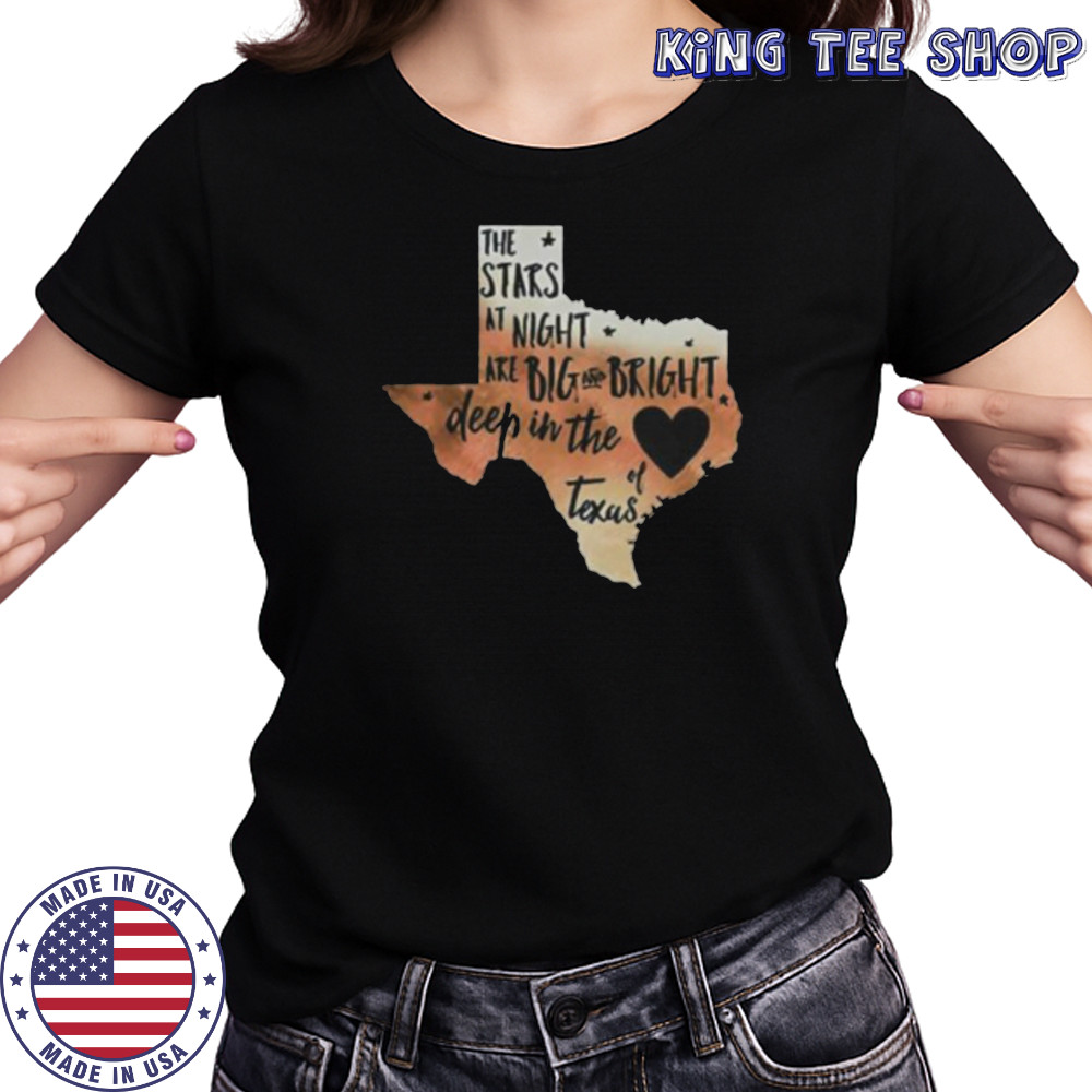 The stars at night are big and bright deep in the heart of Texas shirt Women's T-shirt