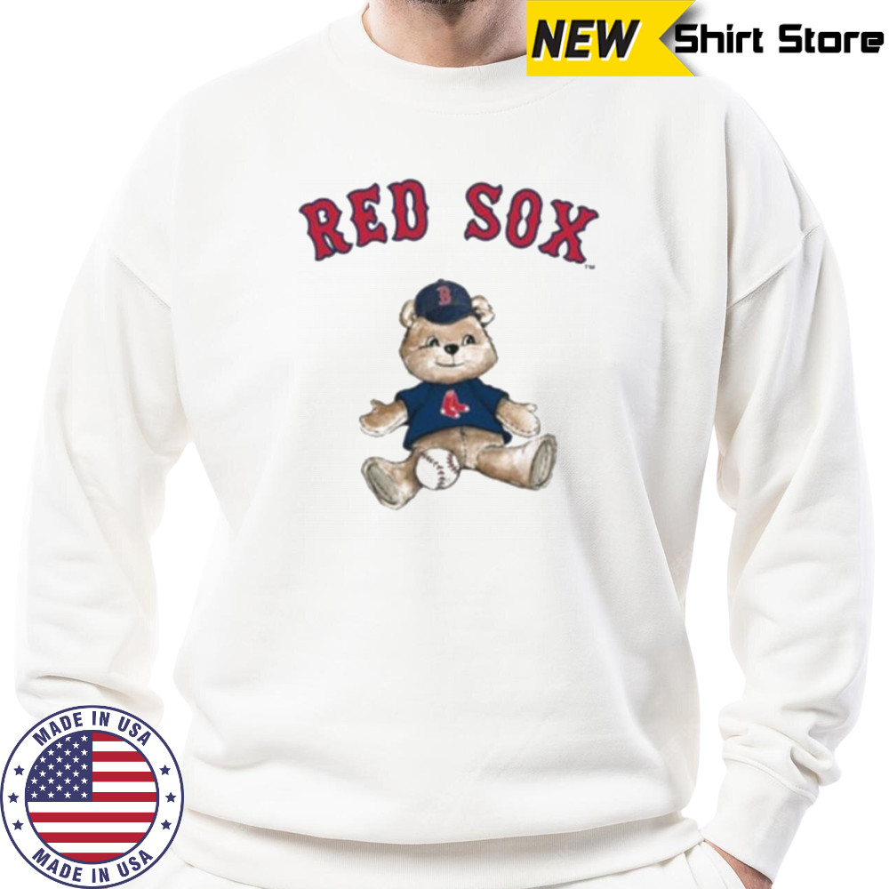 Tiny Turnip Teddy Bear X Boston Red Sox Baseball T shirt Sweatshirt