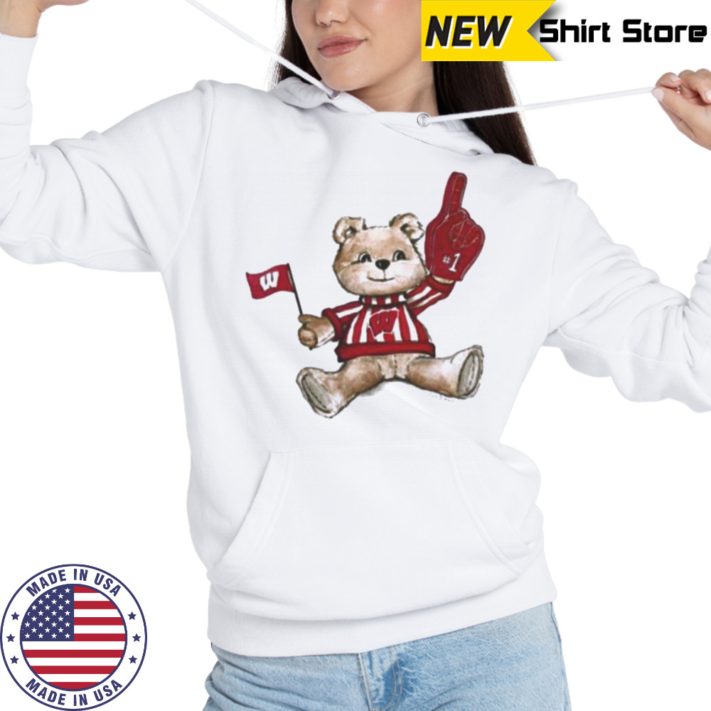 Tiny Turnip Teddy Bear X Wisconsin Badgers T shirt Hoodie