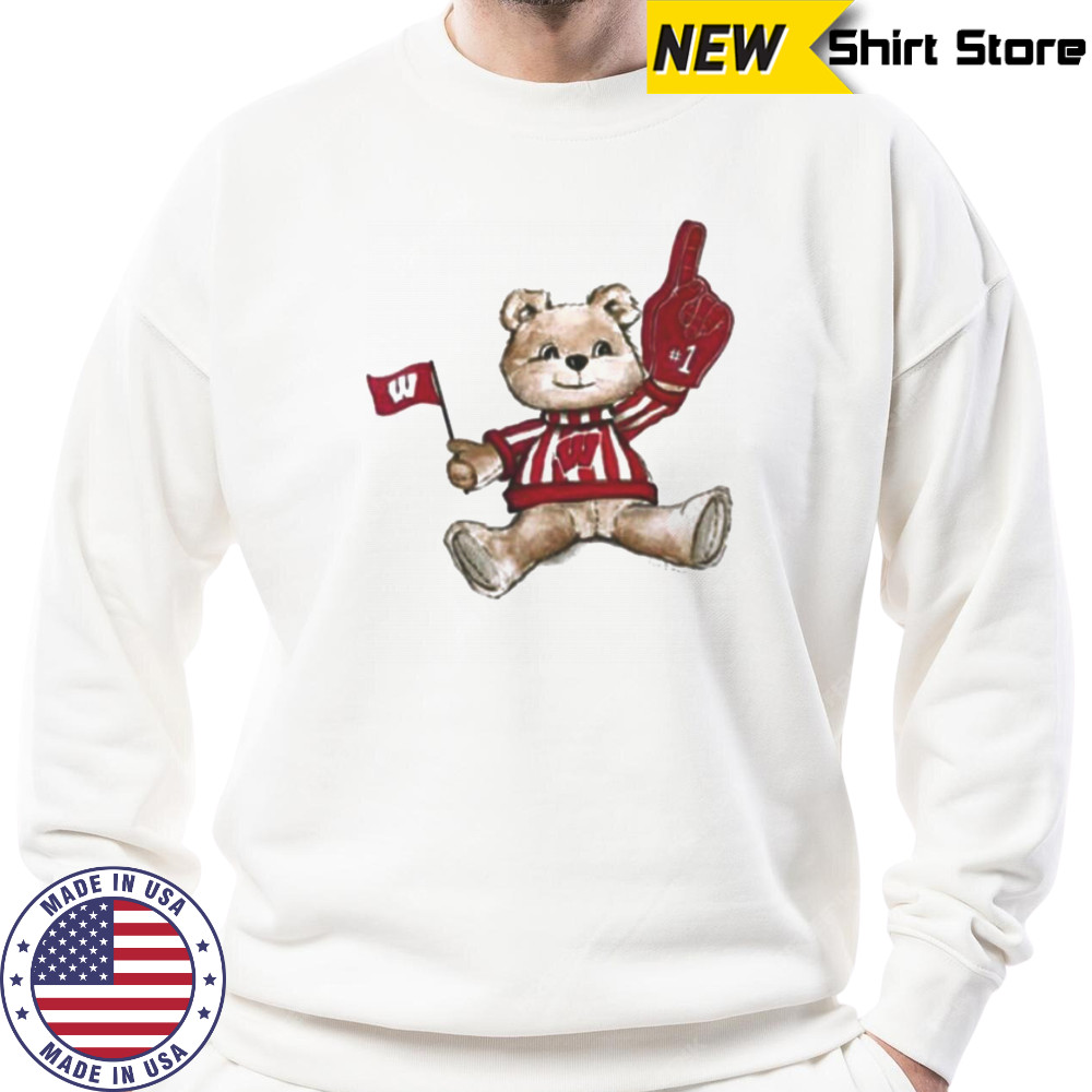 Tiny Turnip Teddy Bear X Wisconsin Badgers T shirt Sweatshirt