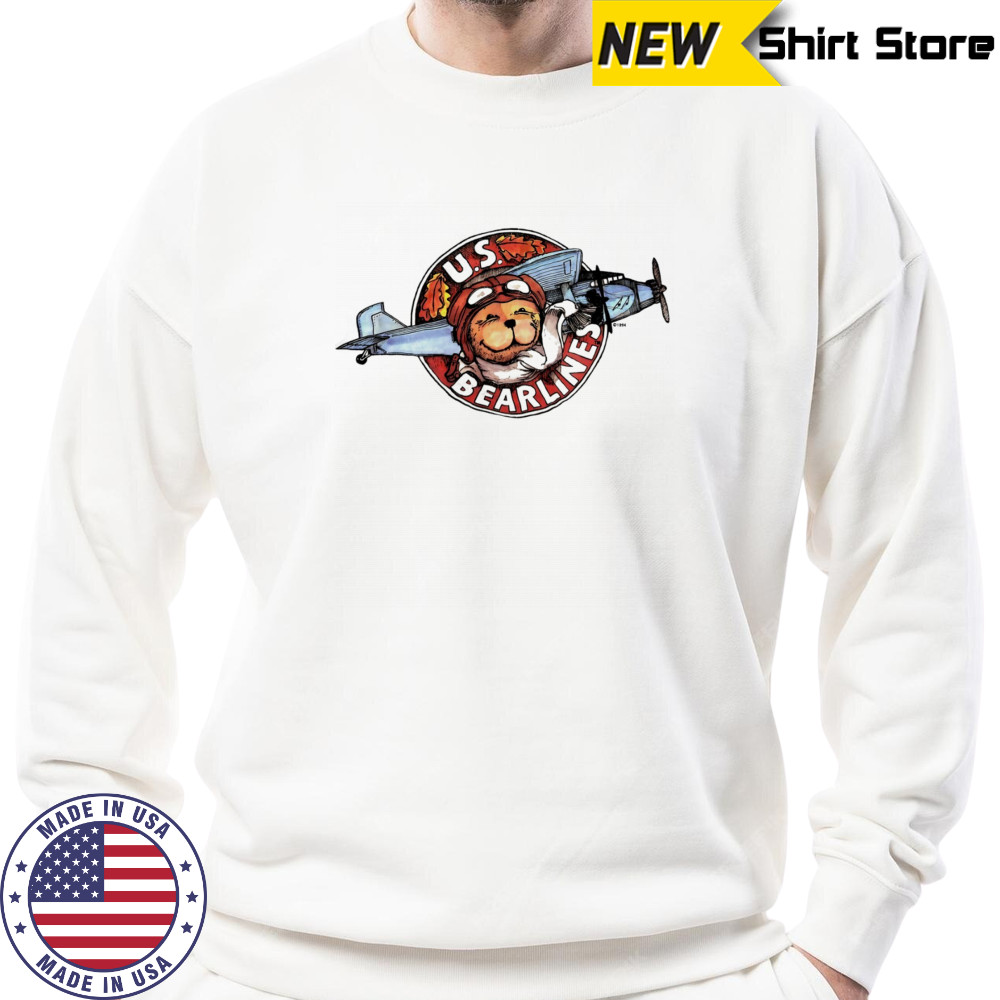 U.S. Bearlines Airplane Pilot shirt Sweatshirt