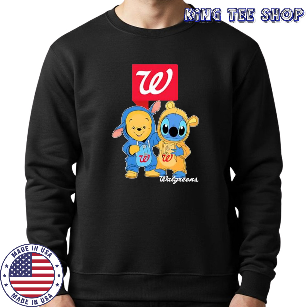 Walgreens pooh and stitch friends shirt Sweatshirt