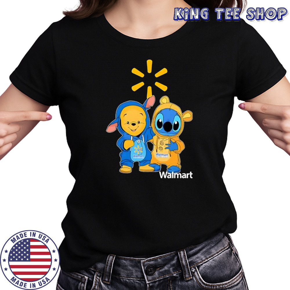 Walmart pooh and stitch friends shirt Women's T-shirt