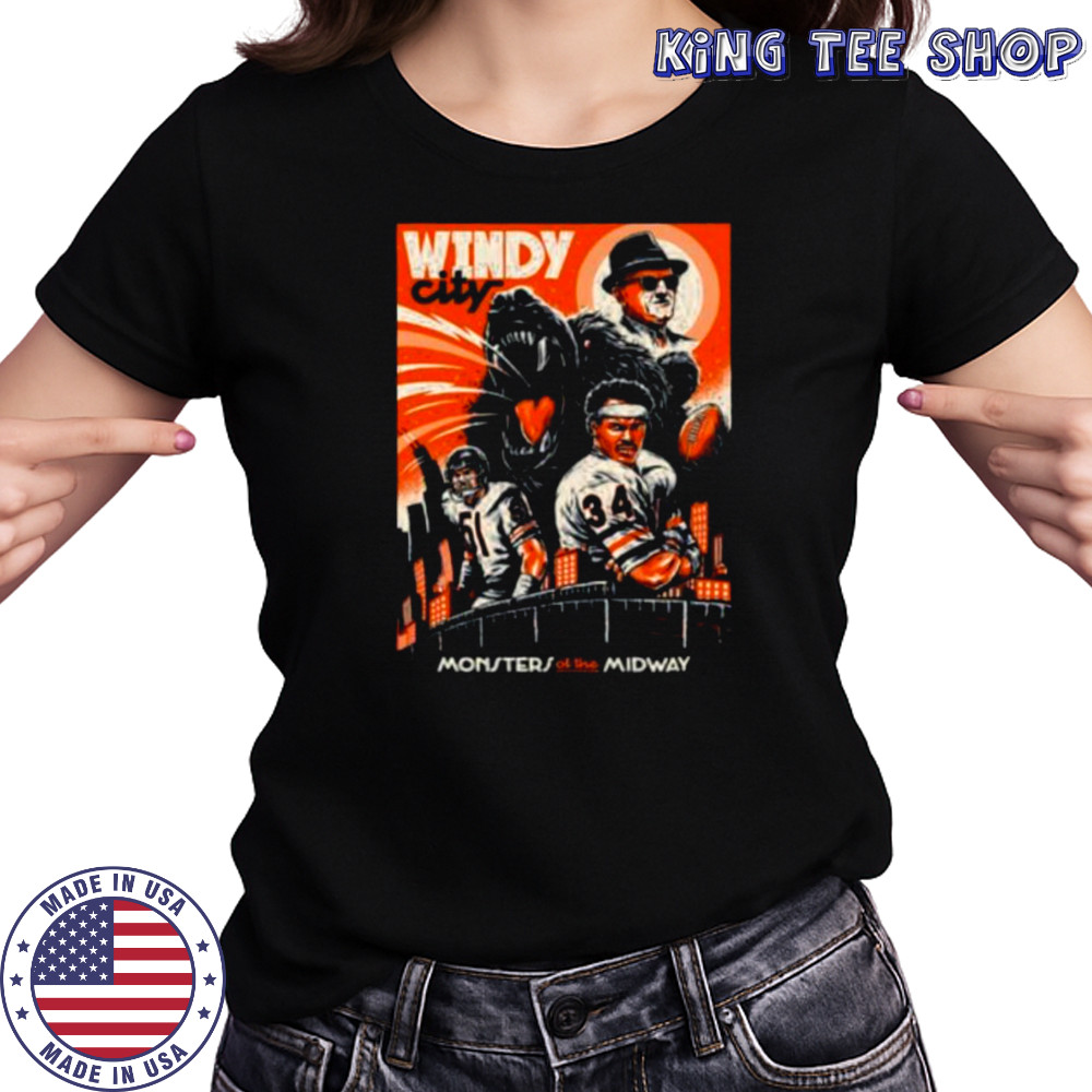 Windy City Monsters of The Miday Chicago Bears shirt Women's T-shirt