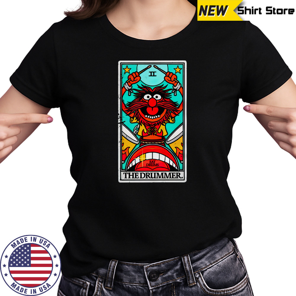 Animal The Muppets The Drummer tarot card shirts Women's T-shirt