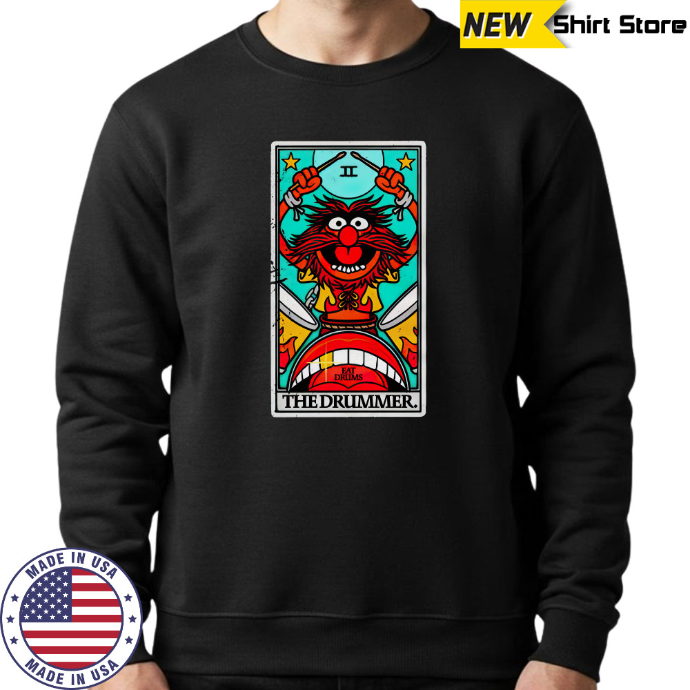 Animal The Muppets The Drummer tarot card shirts Sweatshirt