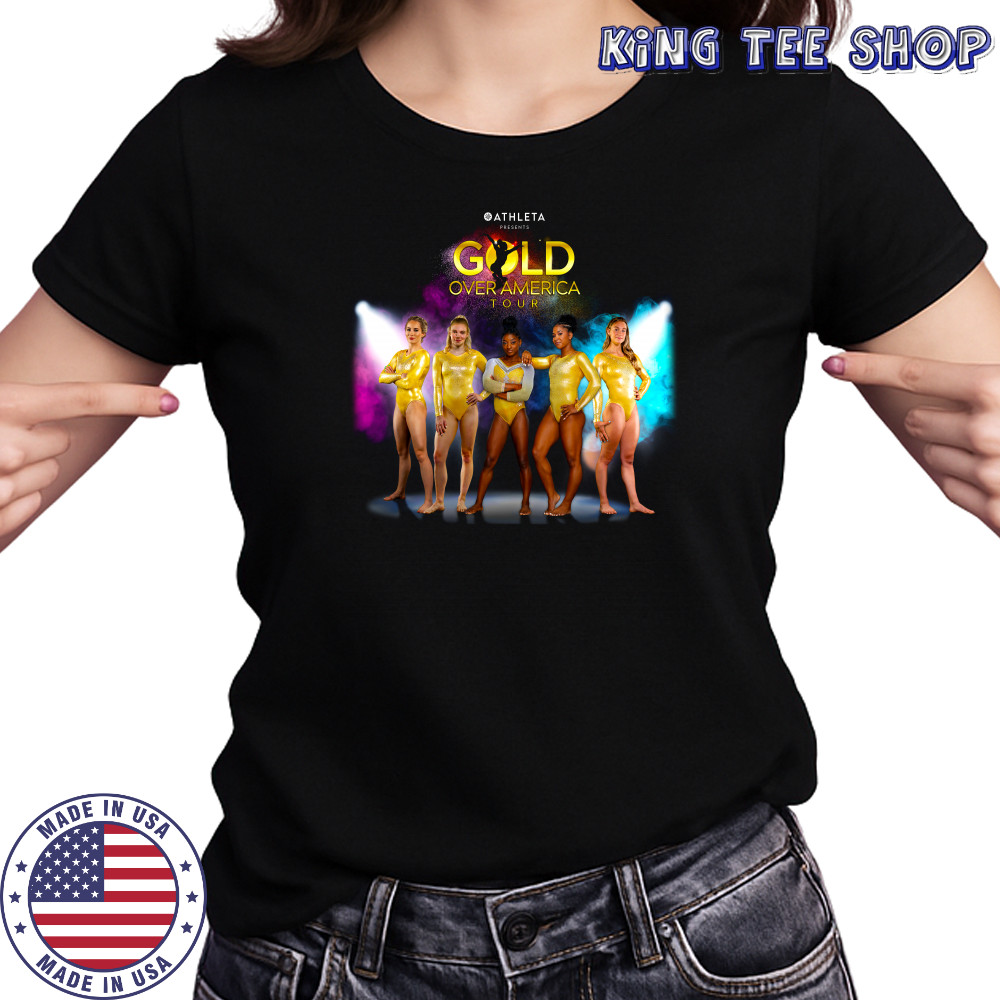 Athleta Presents Gold Over America Tour 2021 T-shirt Ladies T-shirt