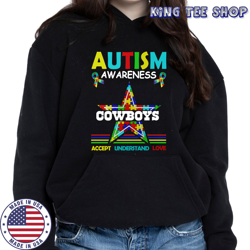 Autism awareness Dallas Cowboys accept understand love shirt Hoodie