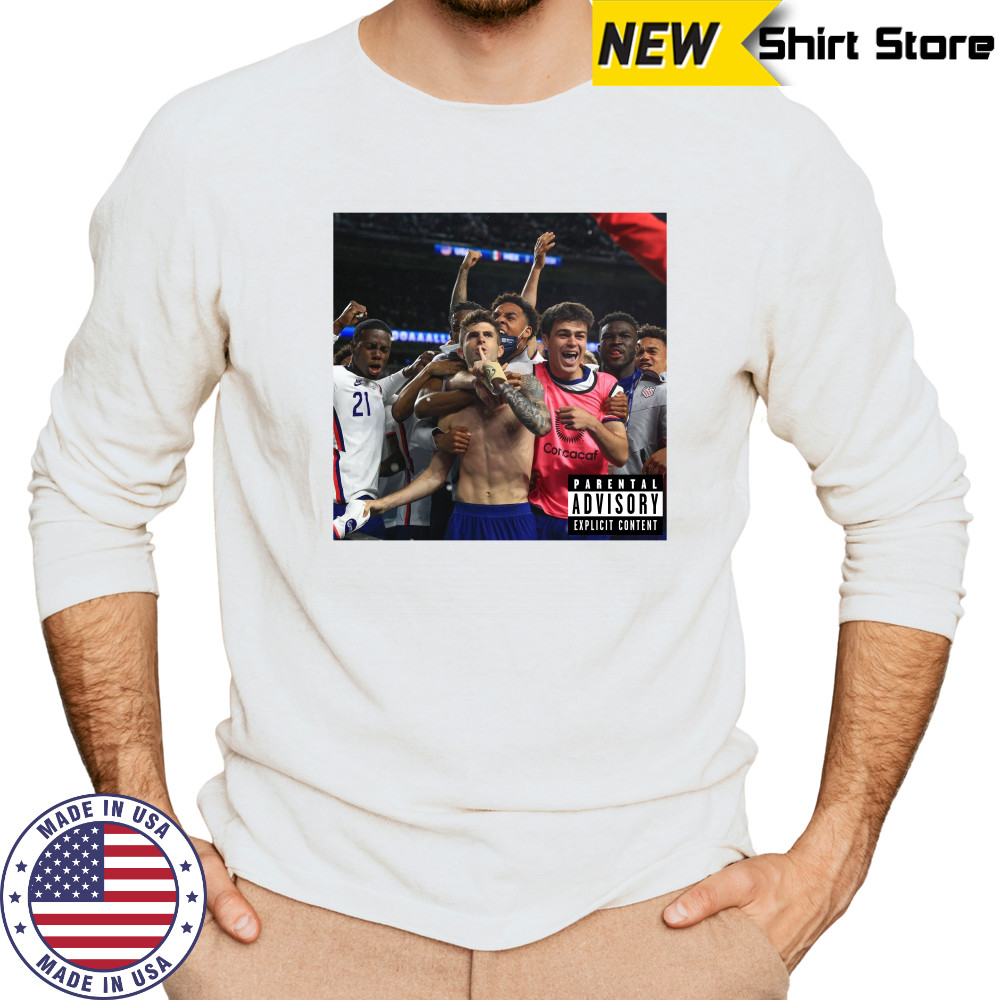Christian Pulisic Celebration Parental Advisory shirt Long Sleeved