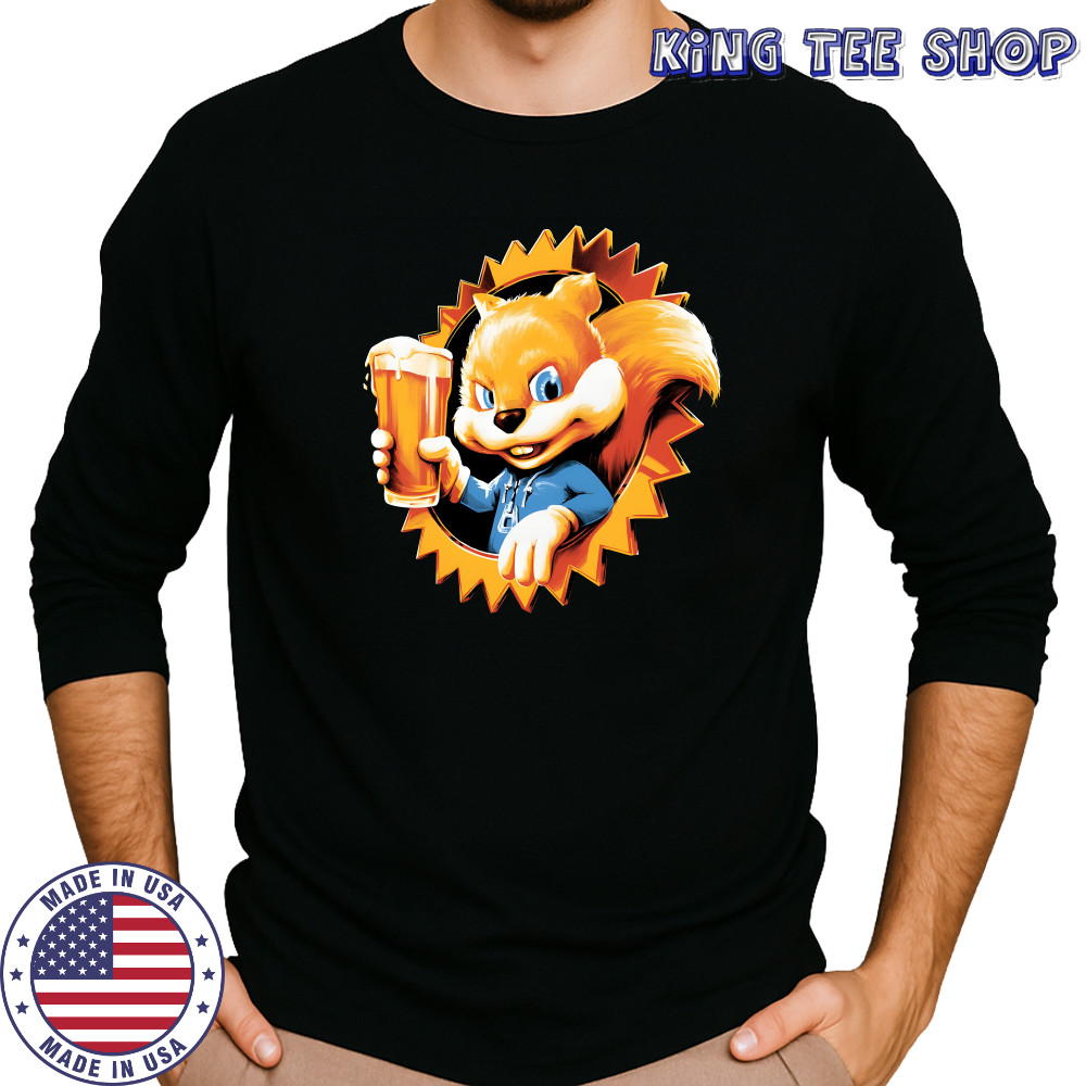 Conker Bad Fur Day Shirt Long Sleeved