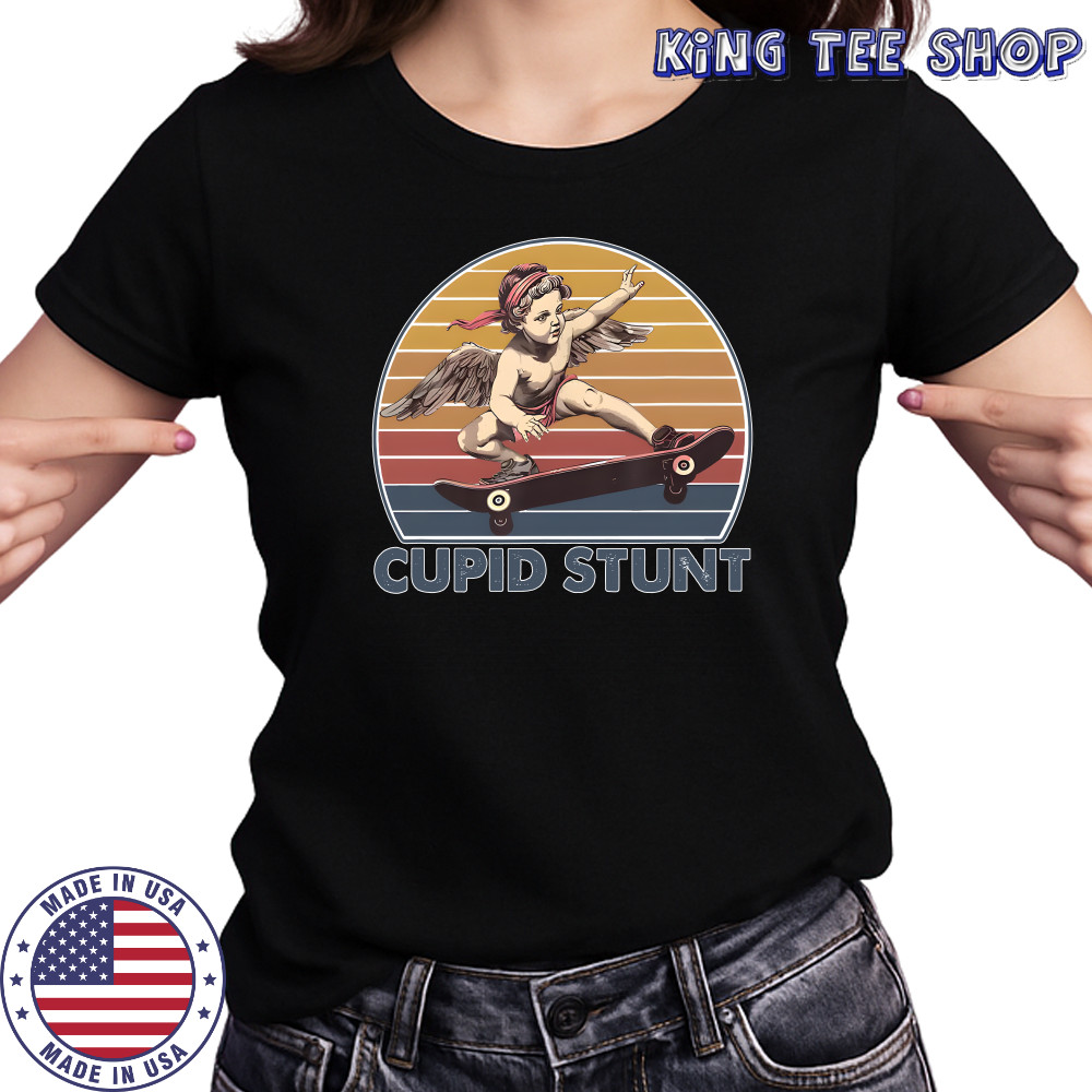 Cupid Stunt Unhinged Cringe Vintage T-Shirt Ladies T-shirt
