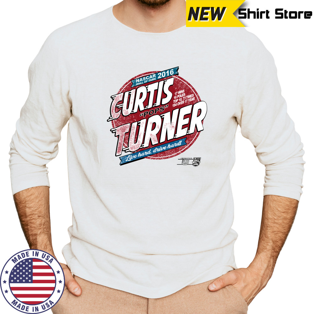 Curtis Turner NASCAR Hall of Fame shirt Long Sleeved