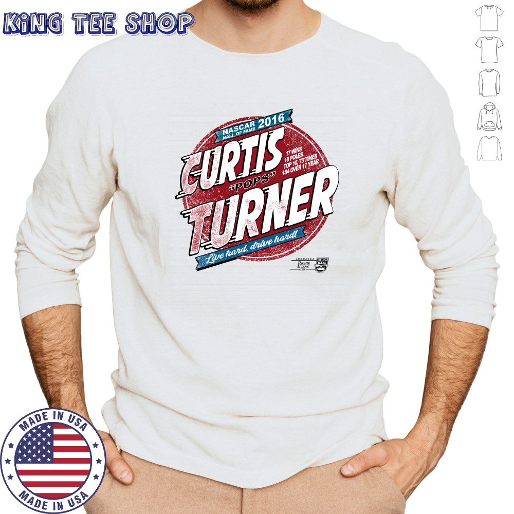 Curtis Turner NASCAR Hall of Fame shirt Long Sleeved