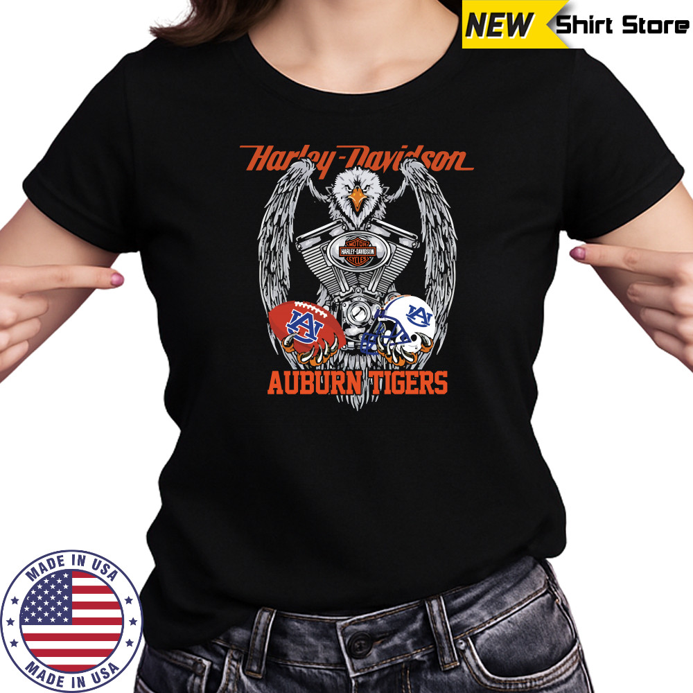 Eagle Harley Davidson Auburn Tigers Shirt Women's T-shirt
